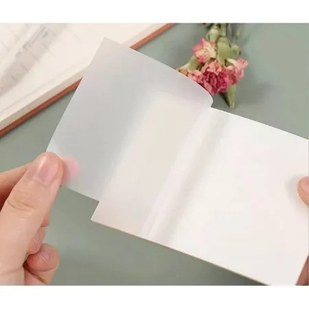 BLOCO ADESIVO TRANSPARENTE 7,6X7,6